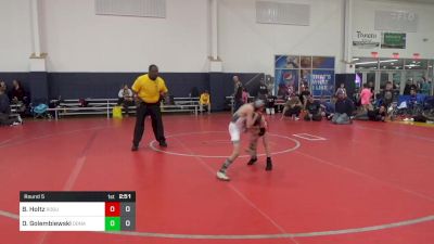 55 lbs Round 5 - Braxton Holtz, Rogue Wrestling Club vs Dominic Golembiewski, Donahue Wrestling Academy