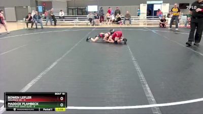 72 lbs Round 4 (10 Team) - Maddox Plambeck, Terps East Coast Elite vs Bowen Lefler, Wolfpack WC