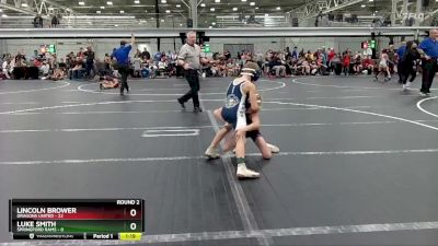 64 lbs Round 2 (4 Team) - Lincoln Brower, Dragons United vs Luke Smith, Springford Rams