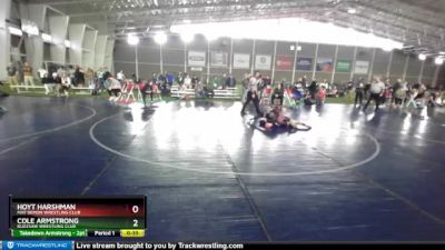 106 lbs Quarterfinal - Hoyt Harshman, Mat Demon Wrestling Club vs Cole Armstrong, Buzzsaw Wrestling Club