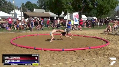 40kg Round 2 - Josh Tegtmeier, Oelwein Wrestling Club vs Ralen Albaugh, Wrath