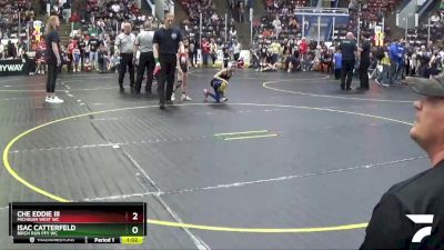 63 lbs Cons. Semi - Isac Catterfeld, Birch Run PFY WC vs Che Eddie Iii, Michigan West WC