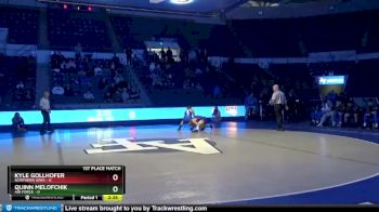 125 lbs Finals (2 Team) - Quinn Melofchik, Air Force vs Kyle Gollhofer, Northern Iowa