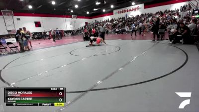 215 lbs Semifinal - Kayden Cartee, Mayfair vs Diego Morales, Palm Desert