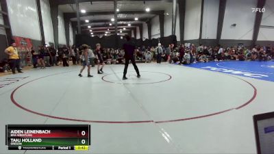 98 lbs Round 4 - Tahj Holland, Oregon vs Aiden Leinenbach, BMA Wrestling