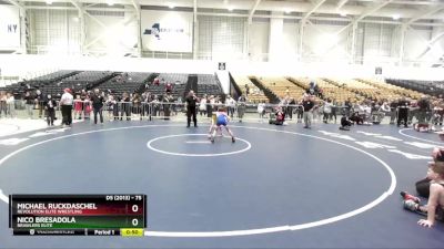 75 lbs 1st Place Match - Michael Ruckdaschel, Revolution Elite Wrestling vs Nico Bresadola, Brawlers Elite