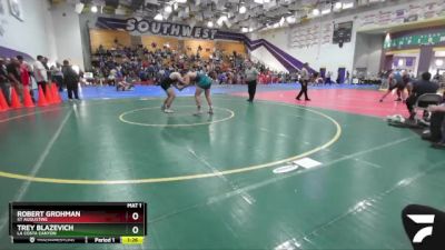 215 Boys Quarterfinal - Trey Blazevich, La Costa Canyon vs Robert Grohman, St Augustine