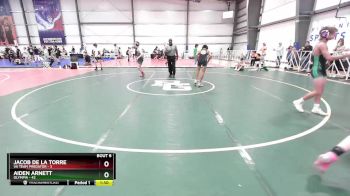 110 lbs Rd# 3 12:00pm Friday - Jacob De La Torre, VA Team Predator vs Aiden Arnett, Olympia