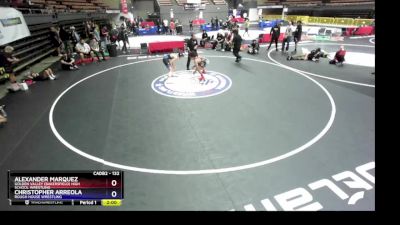 132 lbs 3rd Place Match - Alexander Marquez, Golden Valley (Bakersfield) High School Wrestling vs Christopher Arreola, Rough House Wrestling