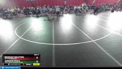 59 lbs Quarterfinal - Beckham Walztoni, DC Elite Wrestling vs Emerson Ryals, Team Nazar Training Center