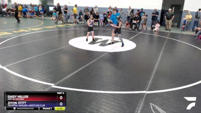 70 lbs Round 1 - Daisy Miller, Mat-Su Matmen vs Ziyon Stitt, Soldotna Whalers Wrestling Club