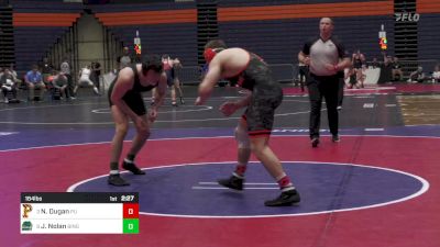 184 lbs Quarterfinal - Nate Dugan, Princeton vs Jacob Nolan, Binghamton