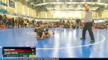 160 lbs Round 3 (4 Team) - Tanner Griffin, Delta vs Makyi Hines, Avon