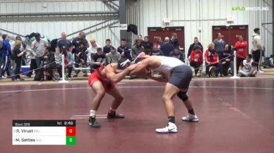 174 lbs Quarterfinal - Richard Viruet, East Stroudsburg Univ. vs Malik Settles, New England College