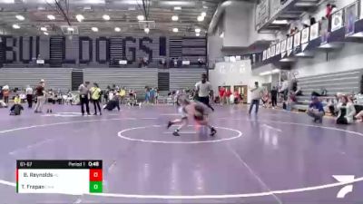 61-67 lbs Cons. Round 2 - Beckam Reynolds, Red Cobra vs Tyler Frepan, Contenders Wrestling Academy