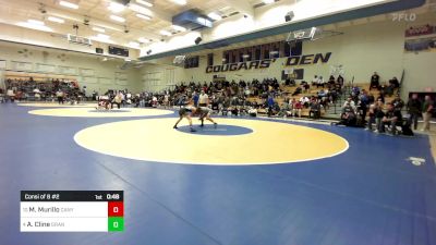 116 lbs Consi Of 8 #2 - Max Murillo, Canyon Springs vs Abram Cline, Granite Hills-El Cajon