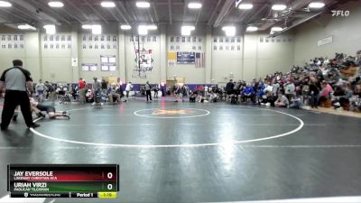 190 lbs Semifinal - Uriah Virzi, Paducah Tilghman vs Jay Eversole, Lakeway Christian Aca