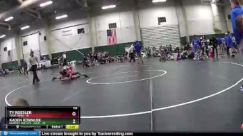 119 lbs Round 3 (6 Team) - Kaden Kowalek, Kearney Matcats - Gold vs Ty Roesler, Team Zapas