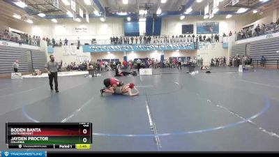 106 lbs Quarterfinal - Boden Banta, South Fremont vs Jayden Proctor, Columbia