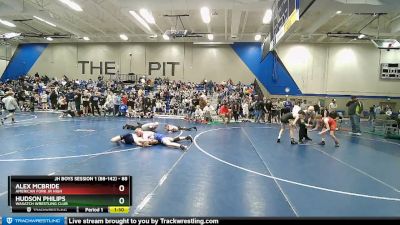 88 lbs Cons. Round 1 - Hudson Philips, Wasatch Wrestling Club vs Alex McBride, American Fork Jr High