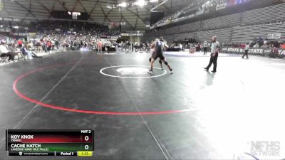 1A 220 lbs Champ. Round 1 - Koy Knox, Tenino vs Cache Hatch, Lakeside (Nine Mile Falls)