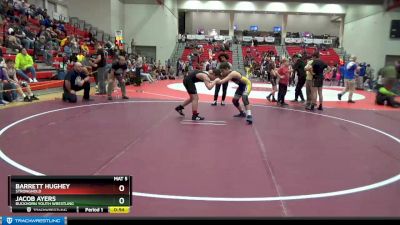 130 lbs Cons. Round 1 - Barrett Hughey, Stronghold vs Jacob Ayers, Buckhorn Youth Wrestling