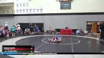 71 lbs Placement Matches (8 Team) - Logan Raske, Tennessee vs Jay McQuiston, Pennsylvania Blue