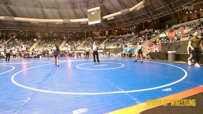 120 lbs Round Of 16 - Aaliah Guebara, Maize vs Alli Taber, Shawnee Takedown Club