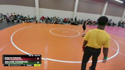 112-114 lbs Round 2 - Evelyn Fuentes, Prosper Talons Wrestling vs Benjamin Hungerford, Texas Elite Wrestling Club