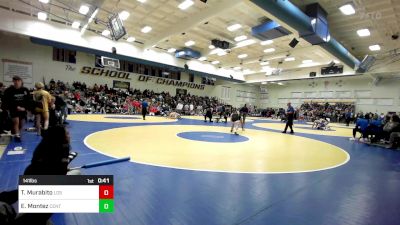 141 lbs Consi Of 16 #1 - Timmy Murabito, Los Gatos vs Elijah Montez, Central Catholic