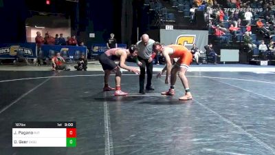 197 lbs Consolation - Jordan Pagano, Rutgers vs Dakota Geer, Oklahoma State