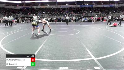 174 lbs Quarterfinal - Mario AlvarezWynn, Mountain Home vs Bear Siegal, Florida National Team