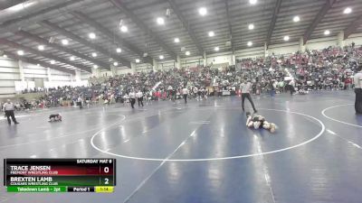 71 lbs Cons. Round 4 - Trace Jensen, Fremont Wrestling Club vs Brexten Lamb, Cougars Wrestling Club