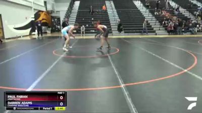 J-5 lbs Rr1 - Paul Fabian, Unattached vs Darren Adams, Caveman Wrestling