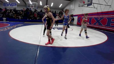 92 lbs Rr Rnd 3 - Hunter Caughlin, Cleveland vs Jacob Taylor, Sapulpa High School