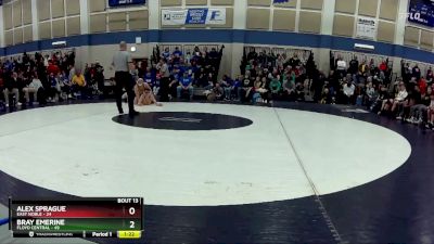 175 lbs Quarters & Wb (16 Team) - Bray Emerine, Floyd Central vs Alex Sprague, East Noble