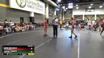 100 lbs Round 3 (6 Team) - Katie Biscoglia, FEWTeamIowa vs Sophia Turpitt, Lady Luck