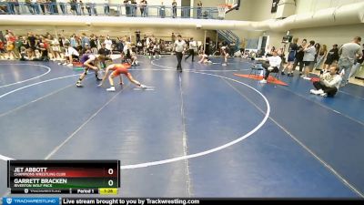 113 lbs Round 3 - Garrett Bracken, Riverton Wolf Pack vs Jet Abbott, Champions Wrestling Club