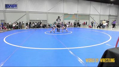 75 lbs Rr Rnd 1 - Ezri Ramirez, Sisters On The Mat Purple vs Kaydance Williams, Untouchables Girls Teal