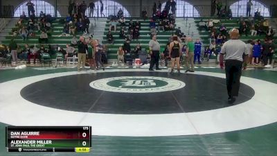 175 lbs Semifinal - Alexander Miller, St. John Paul The Great vs Dan Aguirre, Notre Dame