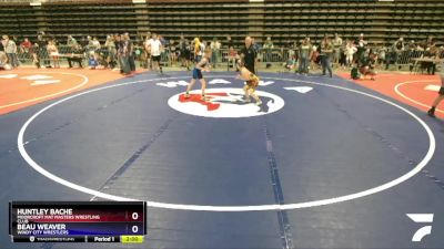 78 lbs Cons. Round 3 - Huntley Bache, Moorcroft Mat Masters Wrestling Club vs Beau Weaver, Windy City Wrestlers