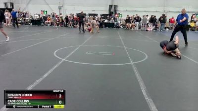 98 lbs Round 7 (8 Team) - Braiden Lotier, TNWC Red vs Cade Collins, NJ Rams Wrestling