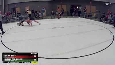 147 lbs Round 4 (8 Team) - Harley Zimmerman, Kansas Pythons vs Dylan Bratt, Oklahoma Elite