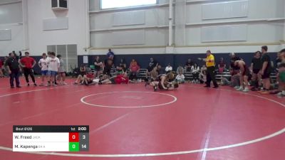 139 lbs Pools - Wesley Freed, Jacket W.C. vs Malachi Kapenga, 84 Athletes (VA)