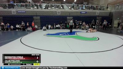 100 lbs Cons. Round 2 - Caleb Pollock, Middleton Wrestling Club vs Remington Steele, Uncle Rico`s Freestyle Wrstl`n