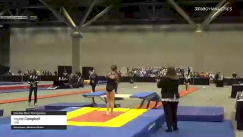 Ingrid Campbell - Double Mini Trampoline, NSB - 2021 USA Gymnastics Championships