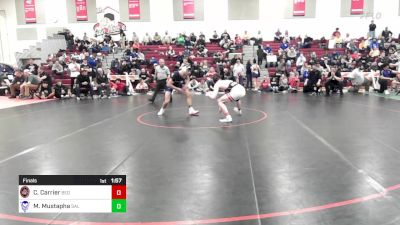 160 lbs Final - Connor Carrier, Bedford vs Matteo Mustapha, Salem