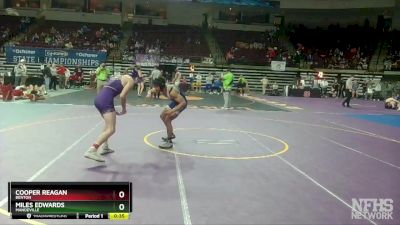 D 1 160 lbs Cons. Round 5 - Cooper Reagan, Benton vs Miles Edwards, Mandeville