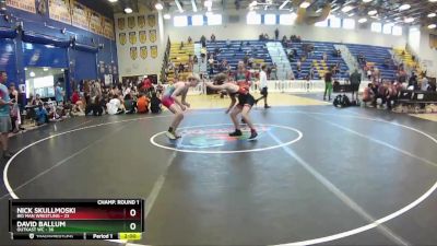 126 lbs Champ Round 1 (16 Team) - David Ballum, OutKast WC vs Nick Skullmoski, Big Man Wrestling