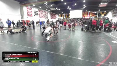 150 lbs Cons. Round 3 - Jaeden Vaughner, Oak Hills vs Justin Arreola, Warren